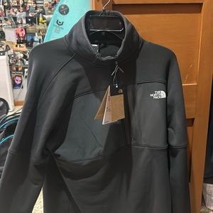 North face pullover fleece zipper
